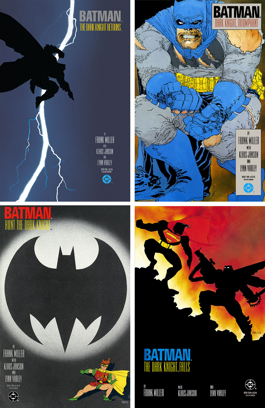 10 - Melhores capas dos quadrinhos Dkr-covers